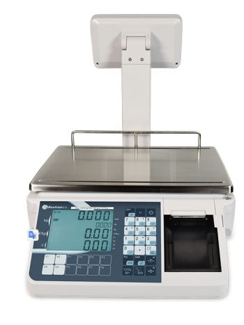 BAXTRAN STI1530 geijkte winkelweegschaal met bonnenprinter 30kg